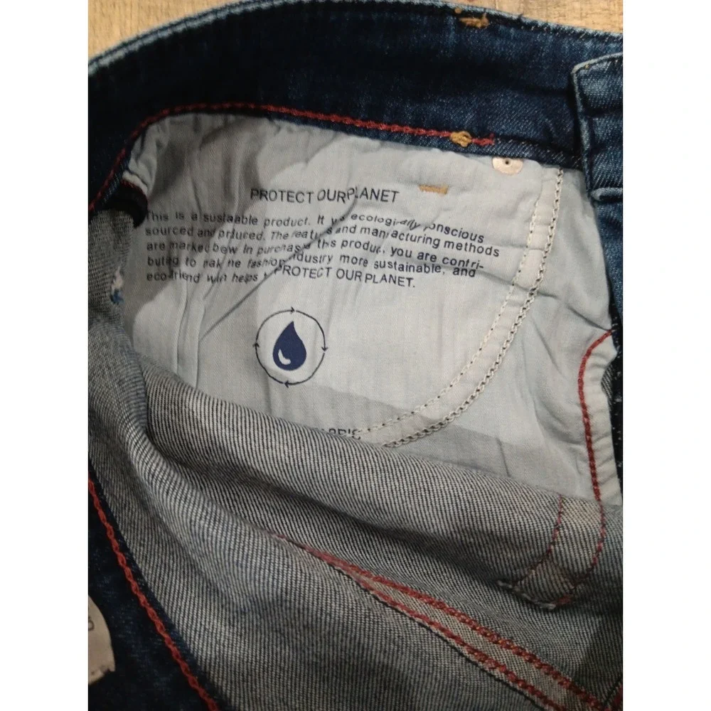 Mac Jeans Candiani Made in Italy Arne Pipe Selvedge Sz 33 (2789)